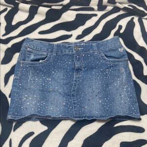 Justice Blue Sequin Mini Skirt Casual Night Out